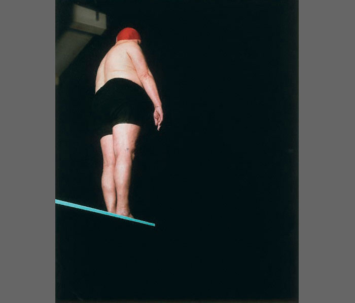 Burkhard von Harder | MAN ON THE DIVING BOARD | SWIMMERS